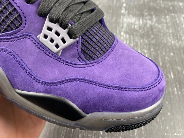 Bmlin Shoes Scott 4 Jordan x Purple Suede Travis Air 0819
